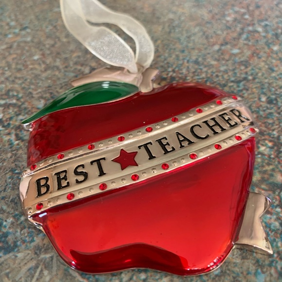 Harvey Lewis Best Teacher Christmas ornament - Picture 2 of 4
